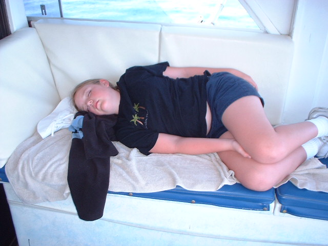 The Fish-Slayer after a hard day's slaying