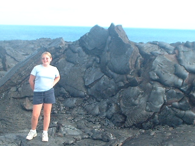 Site of a mini eruption
